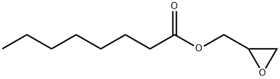 Octanoic acid glycidyl ester Structure