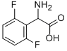 D,L-2,6-二氟苯基甘氨酸, 244187-05-1, 结构式