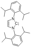 1,3-BIS(2,6-DI-I-PROPYLPHENYL)IMIDAZOL-2-YLIDENE Structure