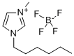 1-己基-3-甲基咪唑四氟硼酸盐,244193-50-8,结构式