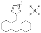 1‐メチル‐3‐テトラデシルイミダゾリウムテトラフルオロボラート 化学構造式