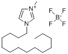 3-METHYL-1-TETRADECYLIMIDAZOLIUM TETRAFLUOROBORATE Structure