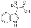 INDOLE-3-ACETIC-ALPHA,ALPHA-D2 ACID Structure