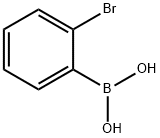 2-ブロモフェニルボロン酸 化学構造式
