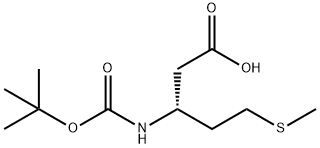 BOC-L-Β-ホモメチオニン 化学構造式