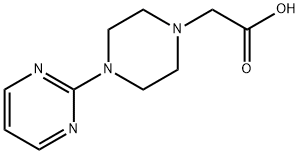 (4-pyrimidin-2-ylpiperazin-1-yl)acetic acid Structure