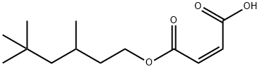 (Z)-2-ブテン二酸水素1-(3,5,5-トリメチルヘキシル) 化学構造式