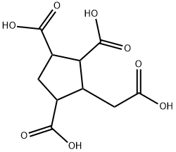 2,3,5-Tricarboxycyclopentane-1-acetic acid Structure