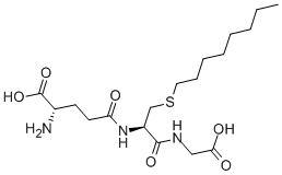 S-辛基谷胱甘肽, 24435-27-6, 结构式