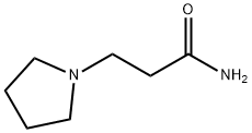 3-(吡咯烷-1-基)丙酰胺, 24438-88-8, 结构式