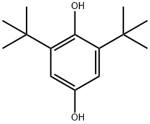 2,6-ジtert-ブチルベンゼン-1,4-ジオール 化学構造式