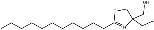 4-エチル-2-ウンデシル-2-オキサゾリン-4-メタノール 化学構造式