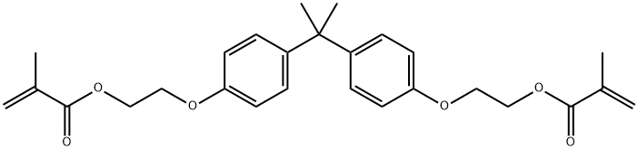 乙氧基化双酚 A 二甲基丙烯酸酯 结构式