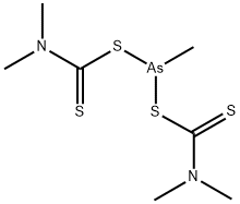 双二甲基二硫代氨基甲酸甲胂, 2445-07-0, 结构式