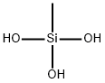 メチルシラントリオール 化学構造式