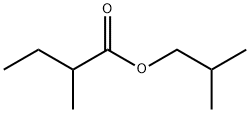 2-メチルブタン酸イソブチル 化学構造式