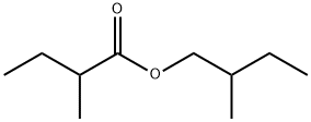 2-Methylbutyl 2-methylbutyrate Struktur