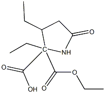 2446-13-1 Diethyl 3-ethyl-5-oxo-2,2-pyrrolidinedicarboxylate