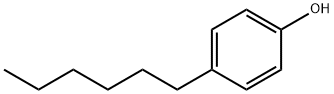 4-ヘキシルフェノール 化学構造式