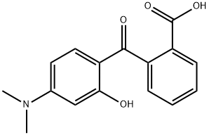 2-(4-(二甲氨基)-2-羟基苯甲酰基)苯甲酸, 24460-11-5, 结构式
