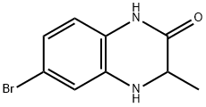 6-溴-3-甲基-3,4-二氢喹喔啉-2(1H)-酮 结构式