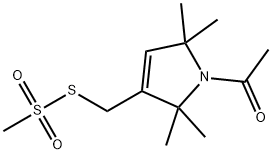 (1-Acetyl-2,2,5,5-tetramethyl--pyrroline-3-methyl) Methanethiosulfonate Structure