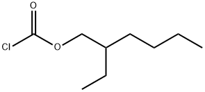 氯甲酸-2-乙基己酯, 24468-13-1, 结构式