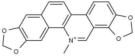 血根碱,2447-54-3,结构式