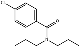 4-氯-N,N-二-N-丙基苯甲酰胺 结构式