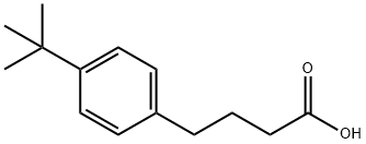 4-(4-TERT-ブチルフェニル)ブタン酸 化学構造式