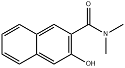 3-ヒドロキシ-N,N-ジメチル-2-ナフトアミド 化学構造式