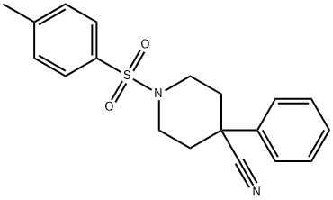 4-氰基-4-苯基-1-对甲苯磺酰基哌啶, 24476-55-9, 结构式
