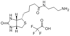 N-(+)-BIOTINYL-3-AMINOPROPYLAMMONIUM TRI Struktur