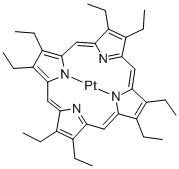 2,3,7,8,12,13,17,18-Octaethyl-21H,23H-porphine platinum Structure