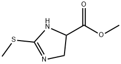 1H-Imidazole-4-carboxylic  acid,  4,5-dihydro-2-(methylthio)-,  methyl  ester  (9CI) Structure