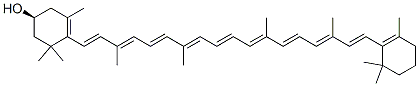 (1S)-3,5,5-trimethyl-4-[(1E,3E,5E,7E,9E,11E,13E,15E,17E)-3,7,12,16-tetramethyl-18-(2,6,6-trimethyl-1-cyclohexenyl)octadeca-1,3,5,7,9,11,13,15,17-nonaenyl]cyclohex-3-en-1-ol,24480-38-4,结构式