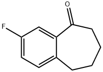 8-FLUORO-1-BENZOSUBERONE Struktur