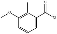2-甲基-3-甲氧基苯甲酰氯, 24487-91-0, 结构式