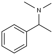 α-(ジメチルアミノ)エチルベンゼン 化学構造式