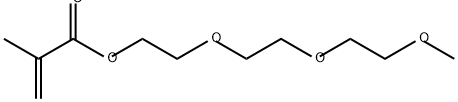 2-甲基-2丙烯酸-2-[2-(2-甲氧基乙氧基)乙氧基]乙酯,24493-59-2,结构式