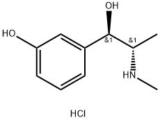 (1R,2S)-(-)META-HYDROXYEPHEDRINE HYDROCHLORIDE Structure