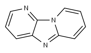 ジピリド[1,2-a:3',2'-d]イミダゾール 化学構造式