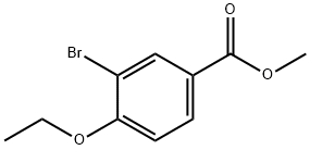 3-溴-4-乙氧基苯甲酸甲酯, 24507-28-6, 结构式