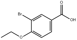 3-溴-4-乙氧基苯甲酸 结构式