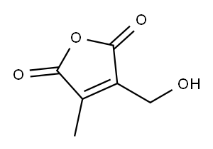 2,5-Furandione, 3-(hydroxymethyl)-4-methyl- (9CI) Structure