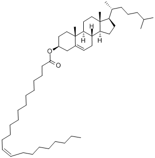 (Z)-13-ドコセン酸コレスタ-5-エン-3β-イル 化学構造式