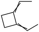 1,2-Diethylidenecyclobutane Struktur