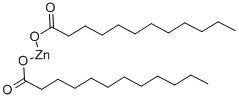 月桂酸锌,2452-01-9,结构式