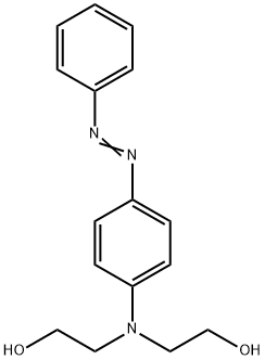 2,2'-[(アゾベンゼン-4-イル)イミノ]ビスエタノール 化学構造式