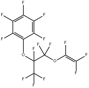 1-(PENTAFLUOROPHENOXY)HEXAFLUOROISOPROPYL TRIFLUOROVINYL ETHER Structure